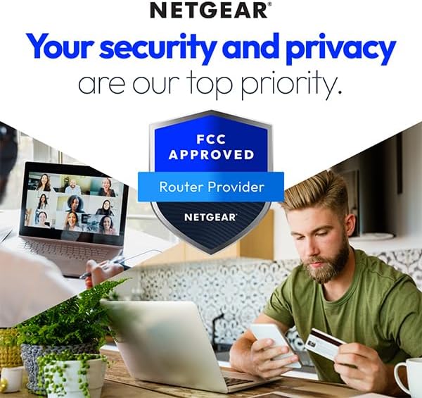 NETGEAR Nighthawk Dual-Band WiFi 7 Router (RS90) – Router Only, BE3600 Wireless Speed (up to 3.6 Gbps) - Covers up to 2,000 sq. ft., 50 Devices – 2.5 Gig Internet Port - Free Expert Help - Image 7